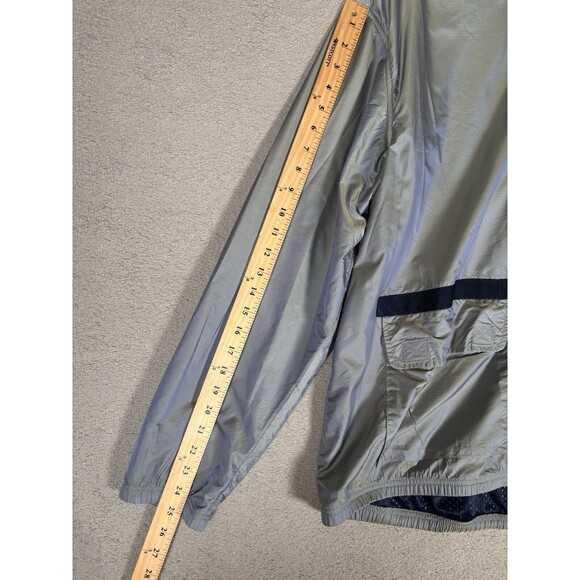 Rhone Nanoprojects Windbreaker Men’s Size XL Gray Chameleon Vented Full Zip - Picture 10 of 14